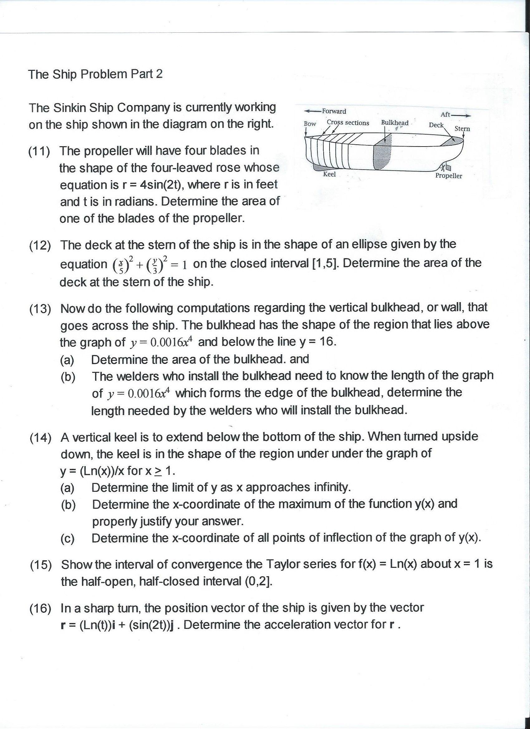 ap calculus bc free response answers 2000